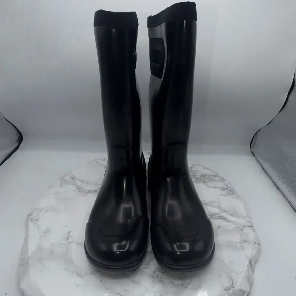 BOGS Black Kids Tacoma Rain Boots-13